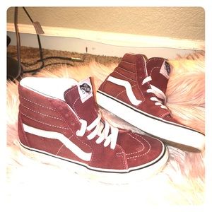 Vans maroon size 7.5 women